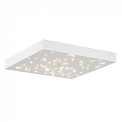 Csillagos égbolt LED panel (30x30cm) távirányítóval 8 Watt - fehér
