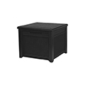 Cube rattan műanyag kerti tároló 208L - antracit
