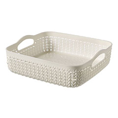 Knit kötött hatású tálca (2,8L) - Krém