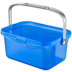 Multiboxx félig átlátszó tároló doboz (3L) - Kék