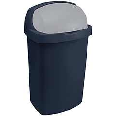 Roll top billenő fedeles szemetes (10L) - Kék színű műanyag kuka