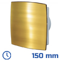 Dekor elszívó arany, LDT Auto zsalu (150 mm) időkapcsolós