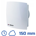 Dekor elszívó fehér, LDTHL Auto zsalu (150 mm) idő, pára, gcs.