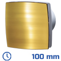 Dekor ventilátor arany, LDAT (100 mm) időkapcsolós
