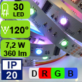 LED szalag beltéri (5050-30-BN) - DRGB (futófény)