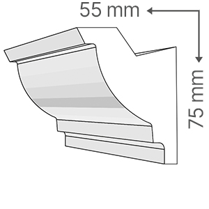 KA-45/RV Rejtett világítás - oldalfal