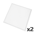 LED panel (600 x 600 mm) 45W - Természetes fehér, UGR<19 - kettesével rendelhető
