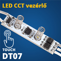 Beépíthető LED vezérlő (DT07) érintős színhőmérséklet vezérő CCT (60W)