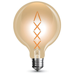 LED lámpa E27 Filament (8W/300°) Vintage G125 - 2200K