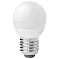 LED lámpa E27 (3W/180°) Kisgömb - meleg fehér