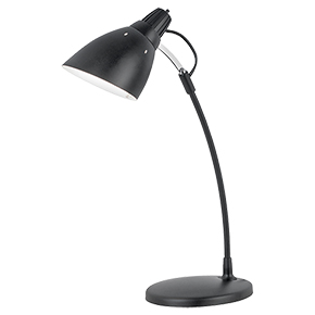 TOPDESK asztali LED lámpa (E27) fekete