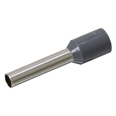Vezetékre erősíthető érvéghüvely 4 mm2 vezetékekhez, szürke (100 db)