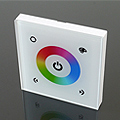 Glass Panel EURO fali RGB LED vezérlő (144 W) TM08 fehér