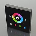 Glass Panel EURO fali RGB LED vezérlő (144 W) TM08-2 fekete