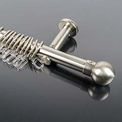 Stil Gömb fém karnis szett, (20 mm rúd, 1 sor) - acél - 160 cm