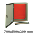 Fémszekrény (villamos elosztó doboz) 700x500x200 mm