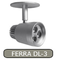 PowerLED lámpa Ferra, alu ház (3W/350 mA) - Melegfehér