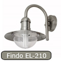 Kerti lámpa Findo EL-210, E27 60W