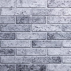 Flexpanel PVC falburkoló lap - Grey Brick (szürke szeletelt tégla)