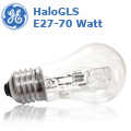 Halogén izzó E27/70W (100W, 2.000h, HaloGLS) -GE Tungsram