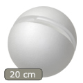 -Polisztirol gömb - két részes - 20 cm