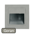 Goran fali-mennyezeti lámpa, GY6.35/50W, mattkróm