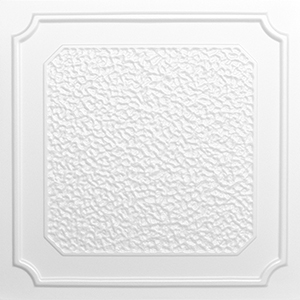 Polisztirol mennyezet burkolat, 4 mm vastag mennyezeti lap (50x50 cm) Casette