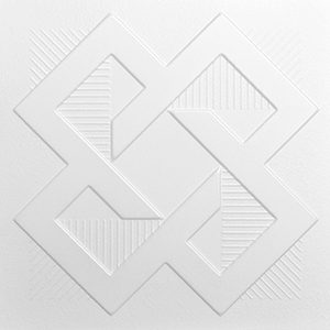 Polisztirol mennyezet burkolat, 4 mm vastag mennyezeti lap (50x50 cm) Infinity