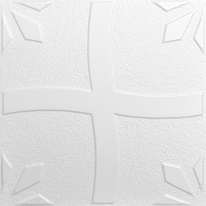Polisztirol mennyezet burkolat, 4 mm vastag mennyezeti lap (50x50 cm) Jack