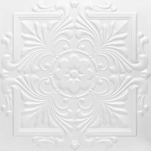 Polisztirol mennyezet burkolat, 4 mm vastag mennyezeti lap (50x50 cm) Flower
