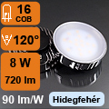 LED lámpa Gx53 (COB5630x16/8W/120°) hideg fehér