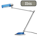 Íróasztali lámpa, fénycsöves, Ibis KT028, kék