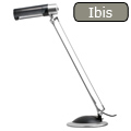 Íróasztali lámpa, fénycsöves, Ibis KT030, szürke