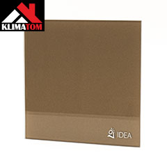 IDEA üveg előlap BASE ventilátorhoz (20x20 cm), arany metál