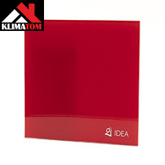 IDEA üveg előlap BASE ventilátorhoz (20x20 cm), fényes piros