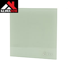 IDEA üveg előlap BASE ventilátorhoz (20x20 cm), fényes pasztell zöld