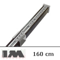 Il Moderno karnis (alu+fa) wenge, egysoros (160 cm)