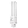 LED lámpa G24D PL (6W/120°) hideg fehér