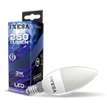 E14 LED lámpa (3W/160°) Gyertya - hideg fehér