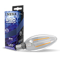 E14 LED izzó Retro filament (2W/300°) Gyertya - meleg fehér