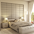 Műbőr 3D falpanel (Cotopaxi - Manhattan szürke) 60x25 cm