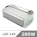 Tápegység 12 Voltos LED-hez IP67 Kültér (12VDC/16.6A/200W)