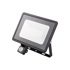GRUN mozgásérzékelős LED reflektor (30W) 4000K - Fekete