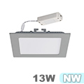 Katro LED panel IP44 ezüst (170 mm) 13W - természetes f.