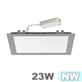 Katro LED panel IP44 ezüst (300 mm) 23W - természetes f.