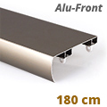 Alu-Front előlapos alumínium karnis (pezsgő) - 180 cm