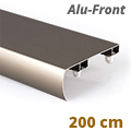 Alu-Front előlapos alumínium karnis (pezsgő) - 200 cm