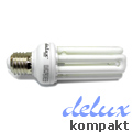 Delux - Rúd kompakt fénycső E27/20W (10.000h) Meleg fehér