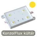 x.KonzolFlux 12V 5050 SMD LED modul sárga