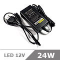 LED Adapter 12 Volt, dugvillás, (2A/24W) LoCa